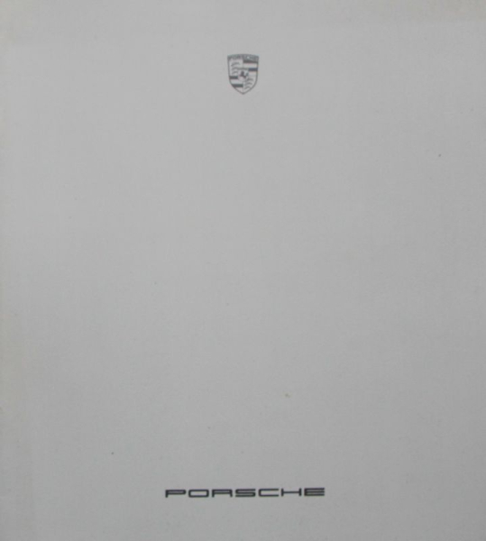 Porsche Modelprogram 1985 Carbrochure (10120)
